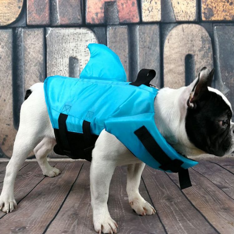 Pet Dog Life Vest Summer Shark Pet Life Clothes Dogs Jacket Dog Safety Swimwear Pets Safety Swimming Suit Dogs Vest Clothes