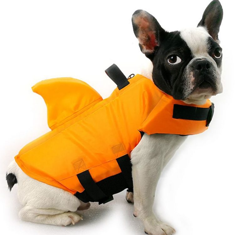 Pet Dog Life Vest Summer Shark Pet Life Clothes Dogs Jacket Dog Safety Swimwear Pets Safety Swimming Suit Dogs Vest Clothes