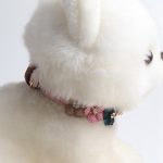 Dog Flower Collar Cute Shiny Diamonds Leather Dogs Necklaces Pet Adjustable Collars For Small Medium Dogs Chihuahua