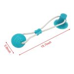 Dog Cats Dogs Interactive Suction Cup Push TPR Ball Toys Elastic Ropes Pet Tooth Cleaning Chewing Playing IQ Treat Puppy Toys
