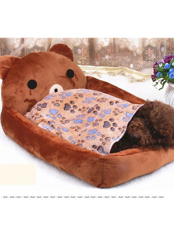 Dog bed removable and washable Teddy cartoon pet nest Pet supplies Large dog Golden Retriever dog bed mat mat pet accessories