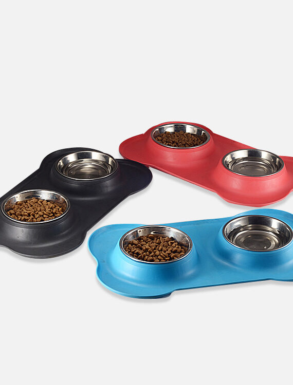 Double-Dog-Cat-Bowls-|-Premium-Stainless-Steel-Pet-Bowls-|-Anti-Spillage,-Anti-Slip