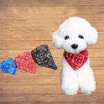 Dog Scarf Adjustable | Cute Dog Bandanas | Dog Neckerchief