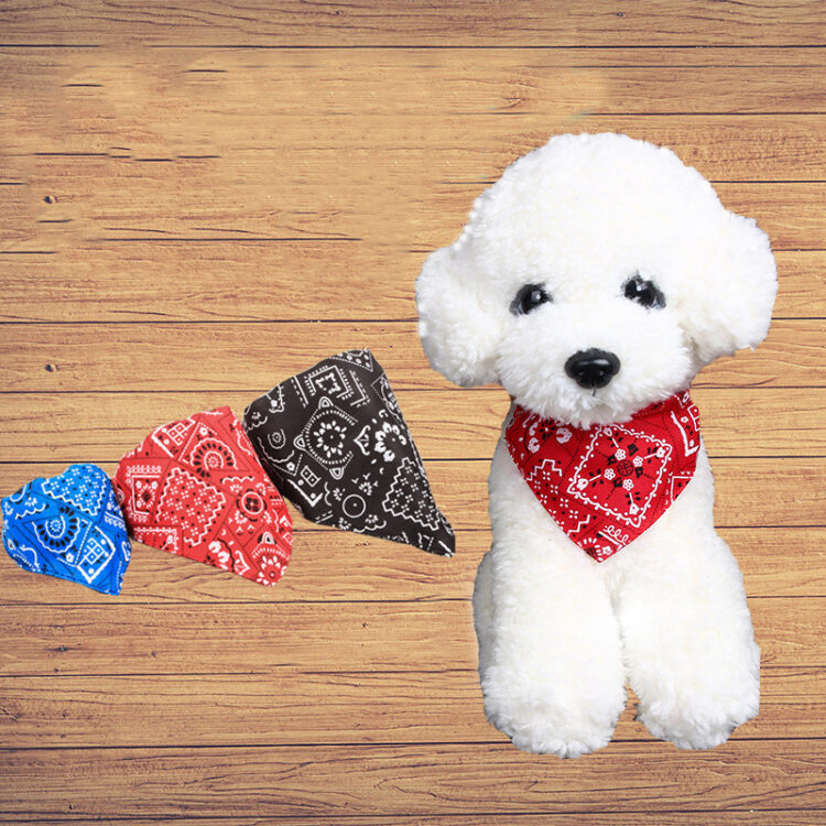 Dog Scarf Adjustable | Cute Dog Bandanas | Dog Neckerchief