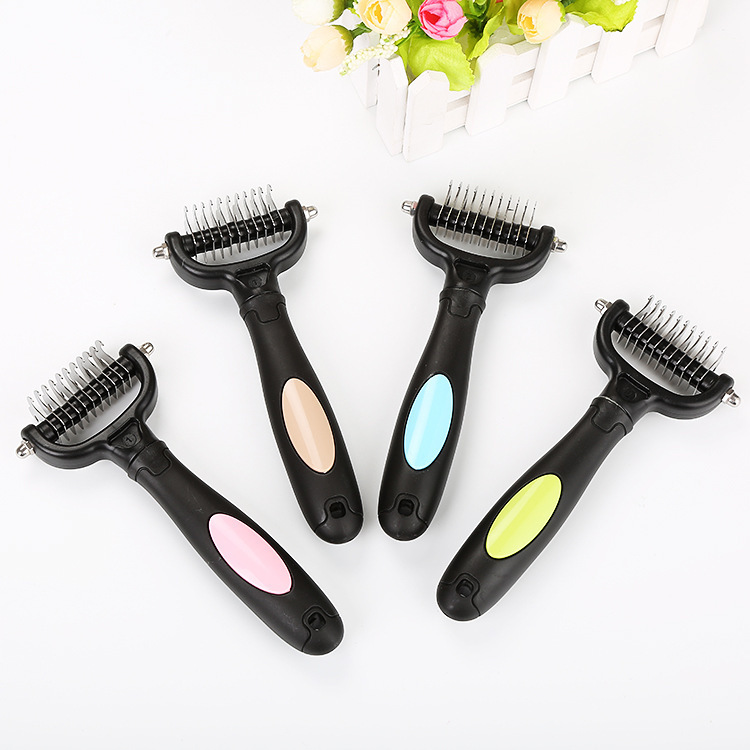 DogMEGA Dog Grooming Comb | Pet Hair Removal Comb