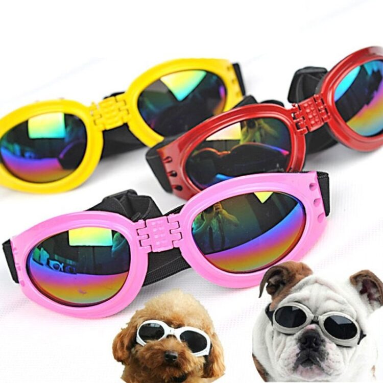 Foldable Dog Sunglasses UV Protection