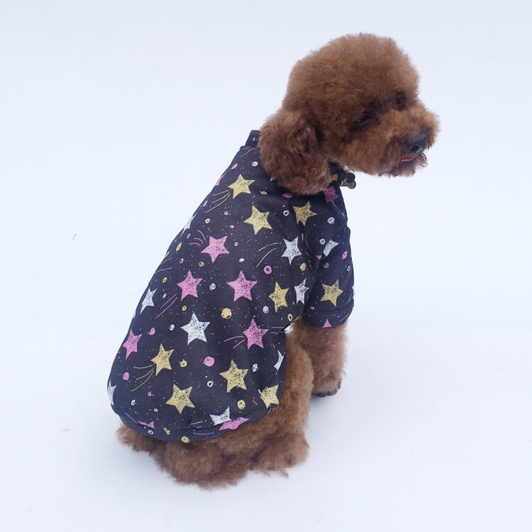 DogMEGA Plush Windproof Cotton Puppy Fashion Blouse for Autumn Winter
