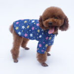 DogMEGA Plush Windproof Cotton Puppy Fashion Blouse for Autumn Winter