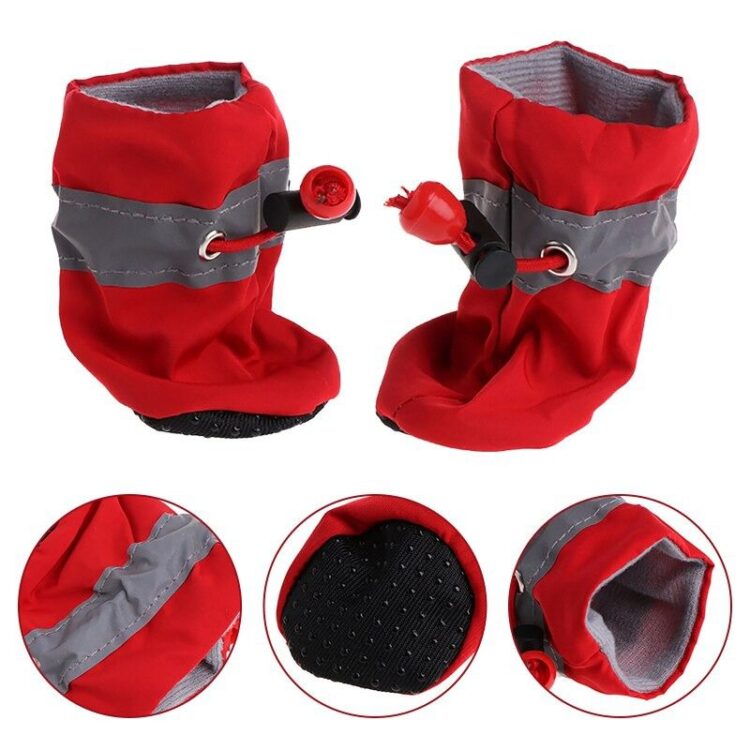DogMEGA Waterproof Anti-Slip Dog Boots for Outdoor