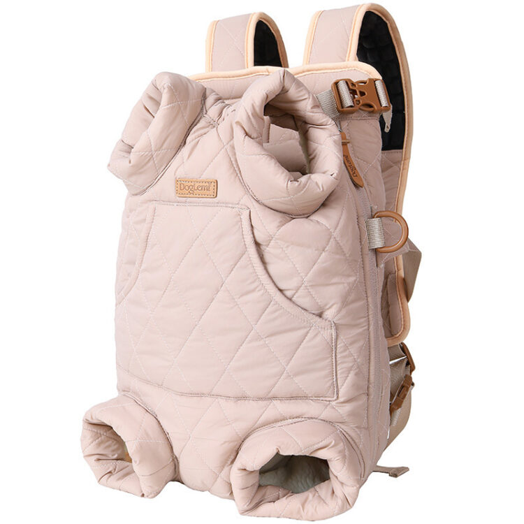 DogMEGA Dog Winter Backpack | Warm Thickened Outing Backpack for Small Dog