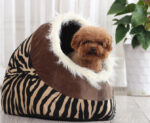Leopard Dog Nest for Small Dog