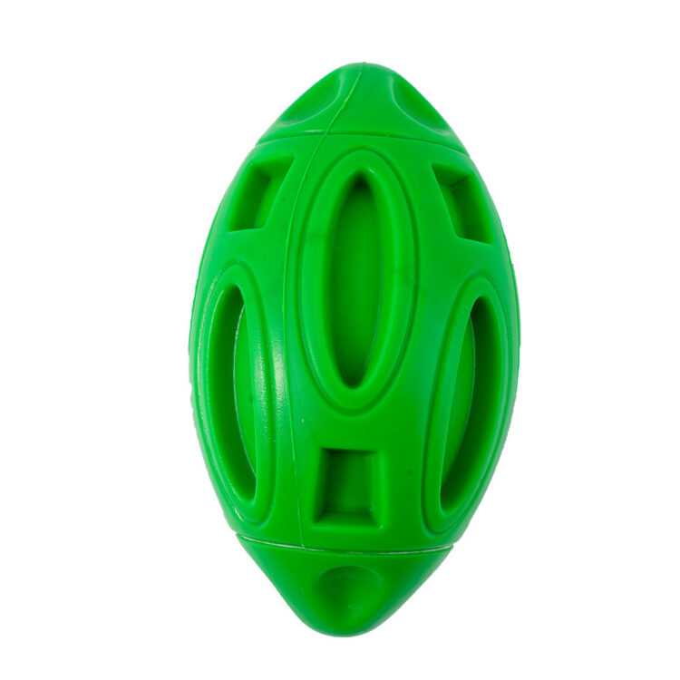 Dog Toys Rubber Rugby | Dog Bite-Resistant Rubber Rugby