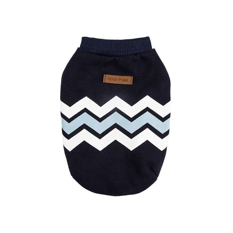 DogMEGA Pure Cotton Warm Sweater | Dog Warm Sweater with Wave Pattern