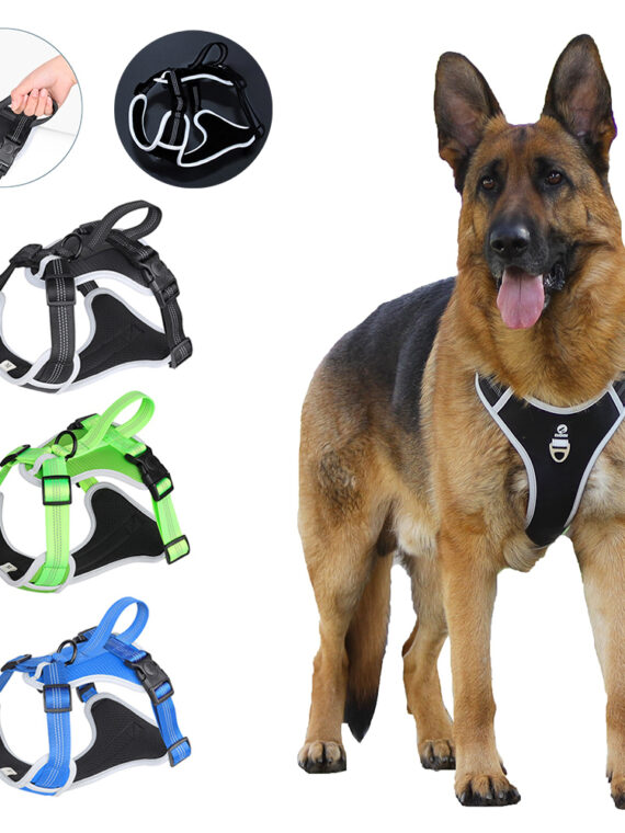 Nylon Dog Harness No Pull Reflective Harness Vest