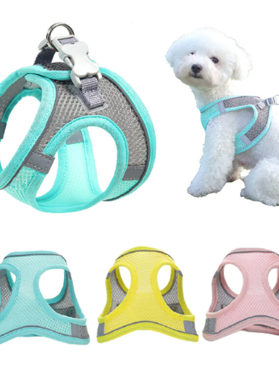 Dog Breathable Harness Adjustable with Leash