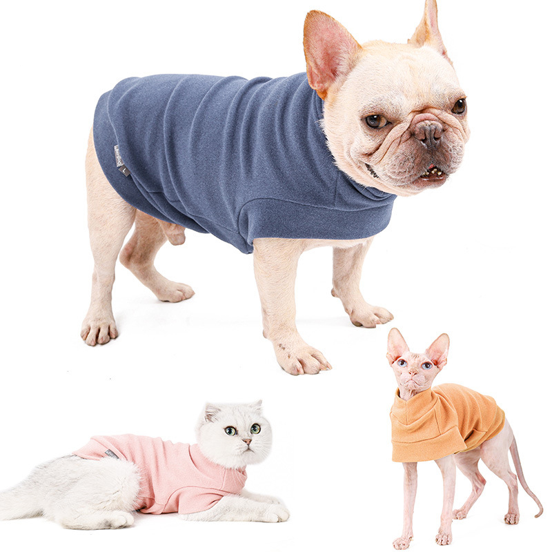 Miaododo Puppy Dog Hoodie for Small Medium Dogs Hooded Sweatshirt with Pocket Pet Clothes Sweaters with Hat Fleece Cat Hoodies Coat Winter 