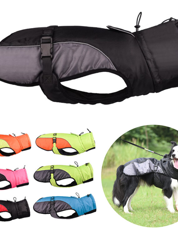 Dog Waterproof Jacket Reflective for Medium, Large Dogs