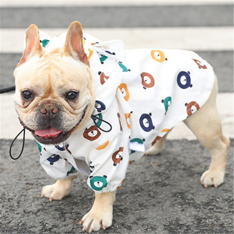 Cute Dog Raincoat Waterproof