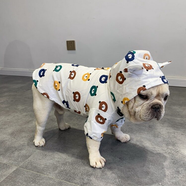 Cute Dog Raincoat Waterproof