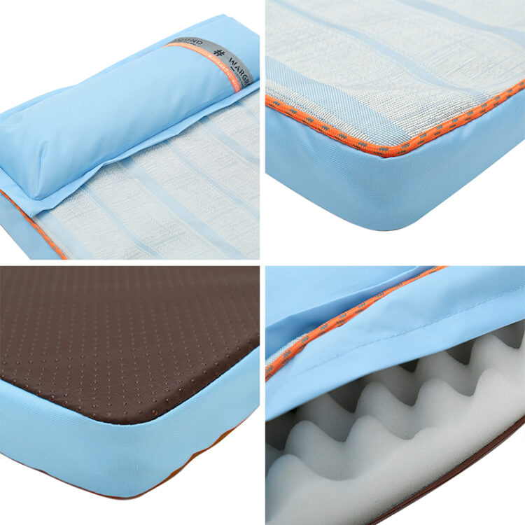 DogMEGA Cooling Bed with Pillow for Small, Medium, Large Dogs