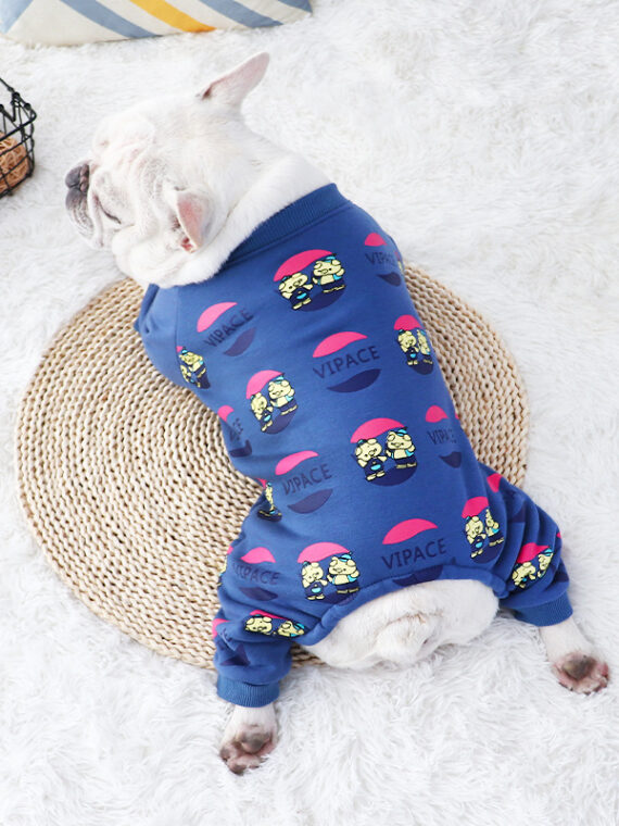 Cute Fleence Hoodie for Small and Medium Dogs
