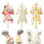 DogMEGA Autumn Clothes with Cute Patterns for Dogs