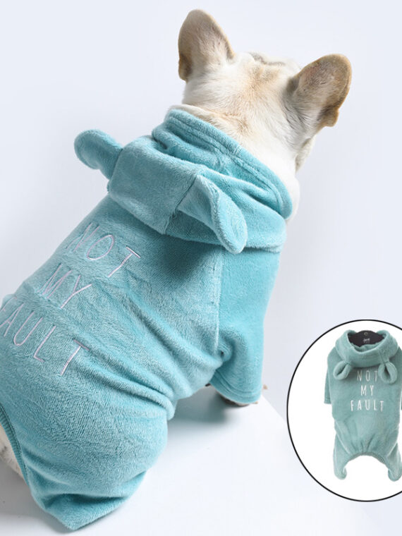 Warm Jumpsuit With Hood – Cute Winter Outfit For Dogs