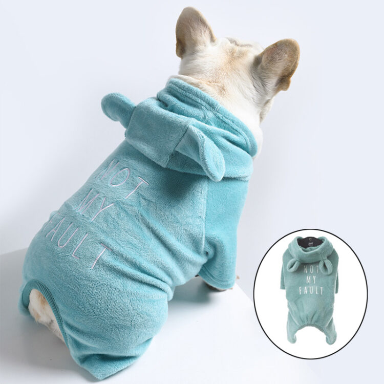 Warm Jumpsuit With Hood - Cute Winter Outfit For Dogs