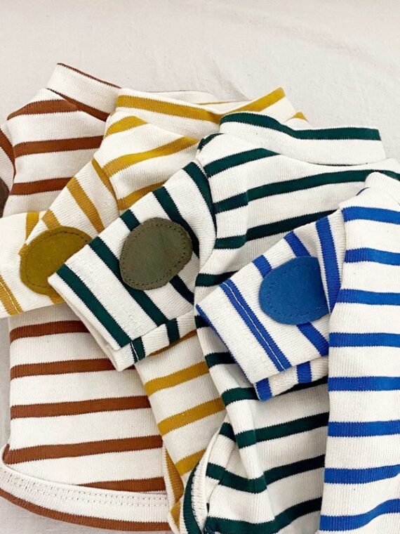 Simple Striped Shirt – Four Colors To Choose