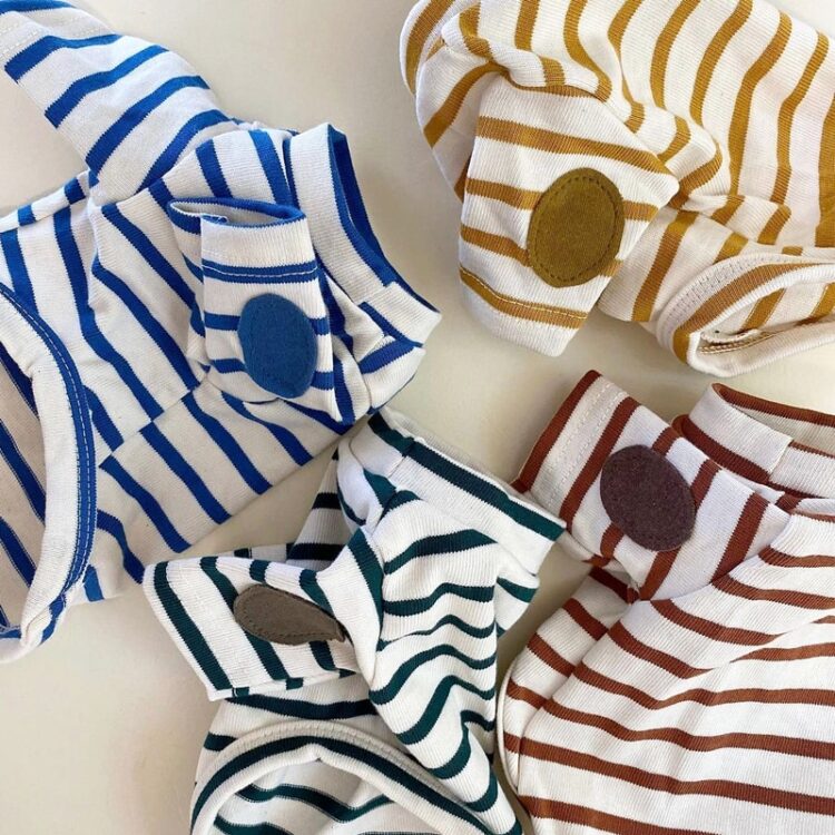 Simple Striped Shirt - Four Colors To Choose
