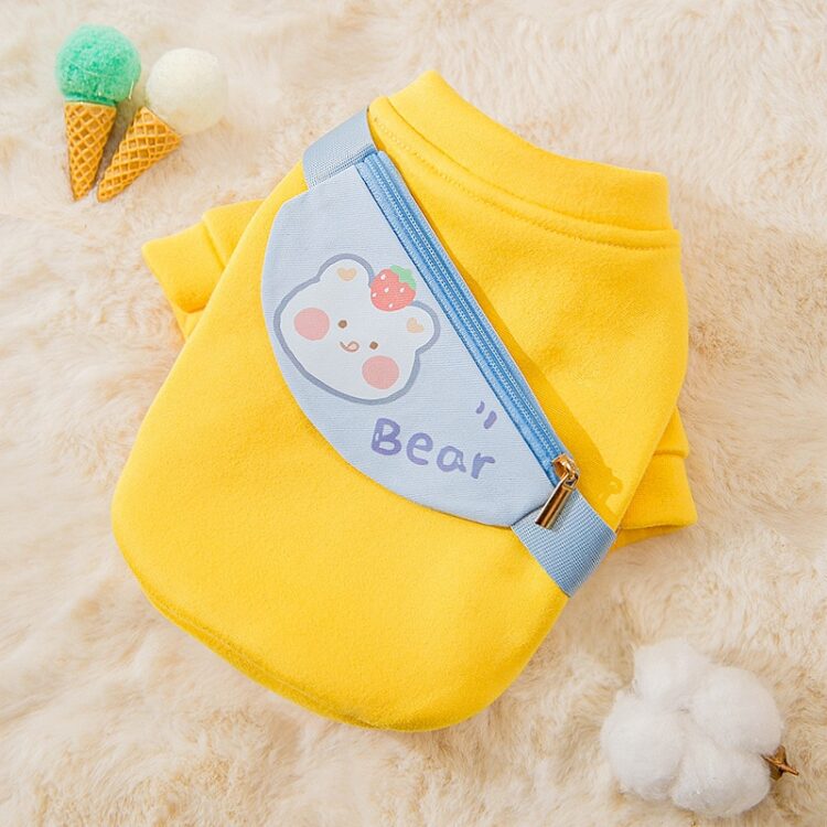 Active And Funny Cartoon-Style Sweater For Dogs