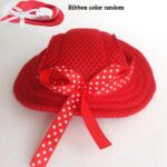 Cute Summer Hat With Bow Tie For Dogs