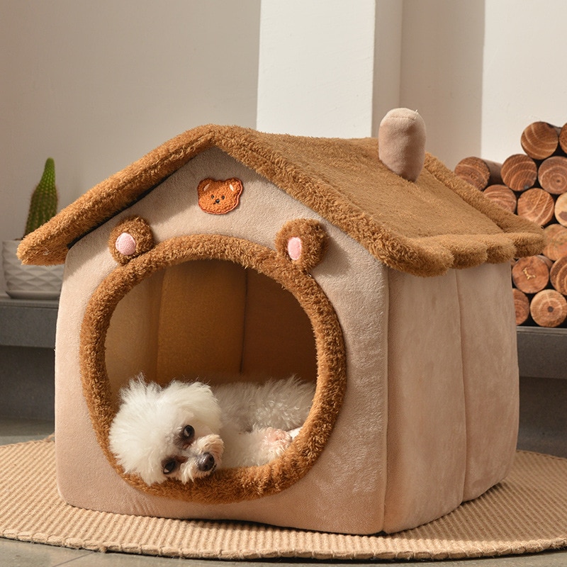 Cute Textured Bed For Dogs