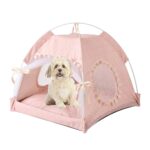 Princess Bed With Curtains For Dogs