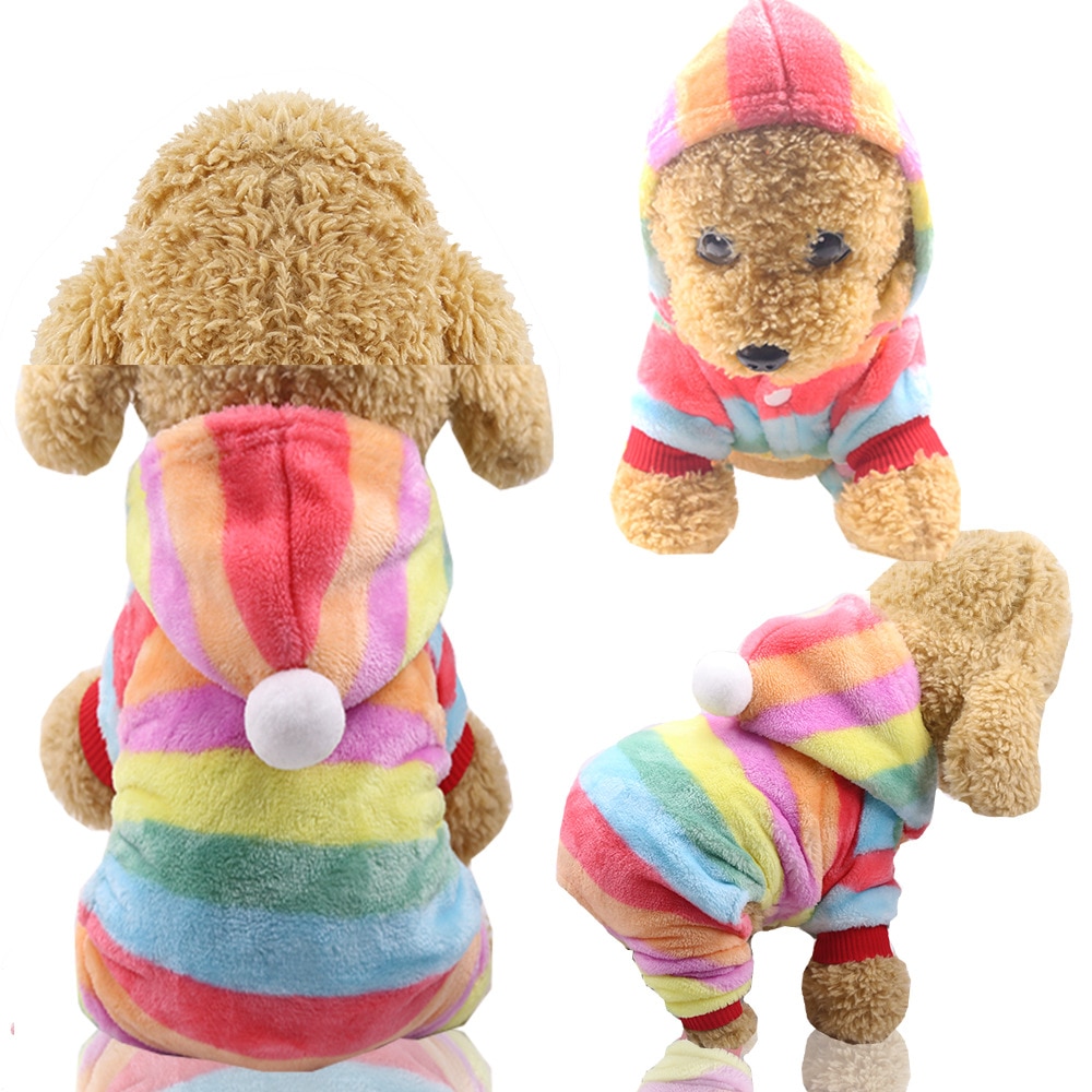 Make Your Dog Look Fantastic With The Colorful Patterned Jumpsuit