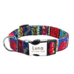 Cute Collar With Many Different Patterns For Dog