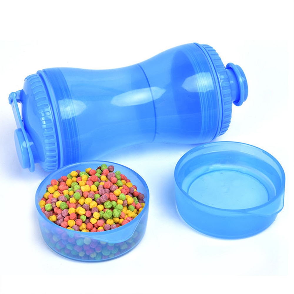 This is a very handy and necessary item for you every time you take your dog out for a walk. With this product, you will not need to carry too many bulky and heavy-handed items anymore, helping you to be more comfortable when moving and limiting forgetting some things. This bottle has a compact, convenient size, with one end for food and one for drinking water for dogs. The product is made of top-quality materials, ensuring safety, and no harm to pets' health. The 2-in-1 bottle has 3 colors for you to choose from: blue, pink, and green. Contact DogMega now to own this convenient item! Type: Food And Water Bottle For Dog Colors: Blue, Green, Pink Material: PP Feature: Safe, Convenient, Lightweight, Easy to Use Fit For: Large, Small, and Medium Dogs, e.g Yorkie, French Bulldog, Poodle, Bichon, Husky, Golden, Alaska, etc. *Package: Food And Water Bottle X 1 *Size Chart (1cm = 0.394 inches) 8.6*9.7*20.3cm Food: 280ml Water: 330ml Note: There may be 0.5-1''(2-3 cm)error cause manual measurements.