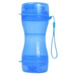 This is a very handy and necessary item for you every time you take your dog out for a walk. With this product, you will not need to carry too many bulky and heavy-handed items anymore, helping you to be more comfortable when moving and limiting forgetting some things. This bottle has a compact, convenient size, with one end for food and one for drinking water for dogs. The product is made of top-quality materials, ensuring safety, and no harm to pets' health. The 2-in-1 bottle has 3 colors for you to choose from: blue, pink, and green. Contact DogMega now to own this convenient item! Type: Food And Water Bottle For Dog Colors: Blue, Green, Pink Material: PP Feature: Safe, Convenient, Lightweight, Easy to Use Fit For: Large, Small, and Medium Dogs, e.g Yorkie, French Bulldog, Poodle, Bichon, Husky, Golden, Alaska, etc. *Package: Food And Water Bottle X 1 *Size Chart (1cm = 0.394 inches) 8.6*9.7*20.3cm Food: 280ml Water: 330ml Note: There may be 0.5-1''(2-3 cm)error cause manual measurements.