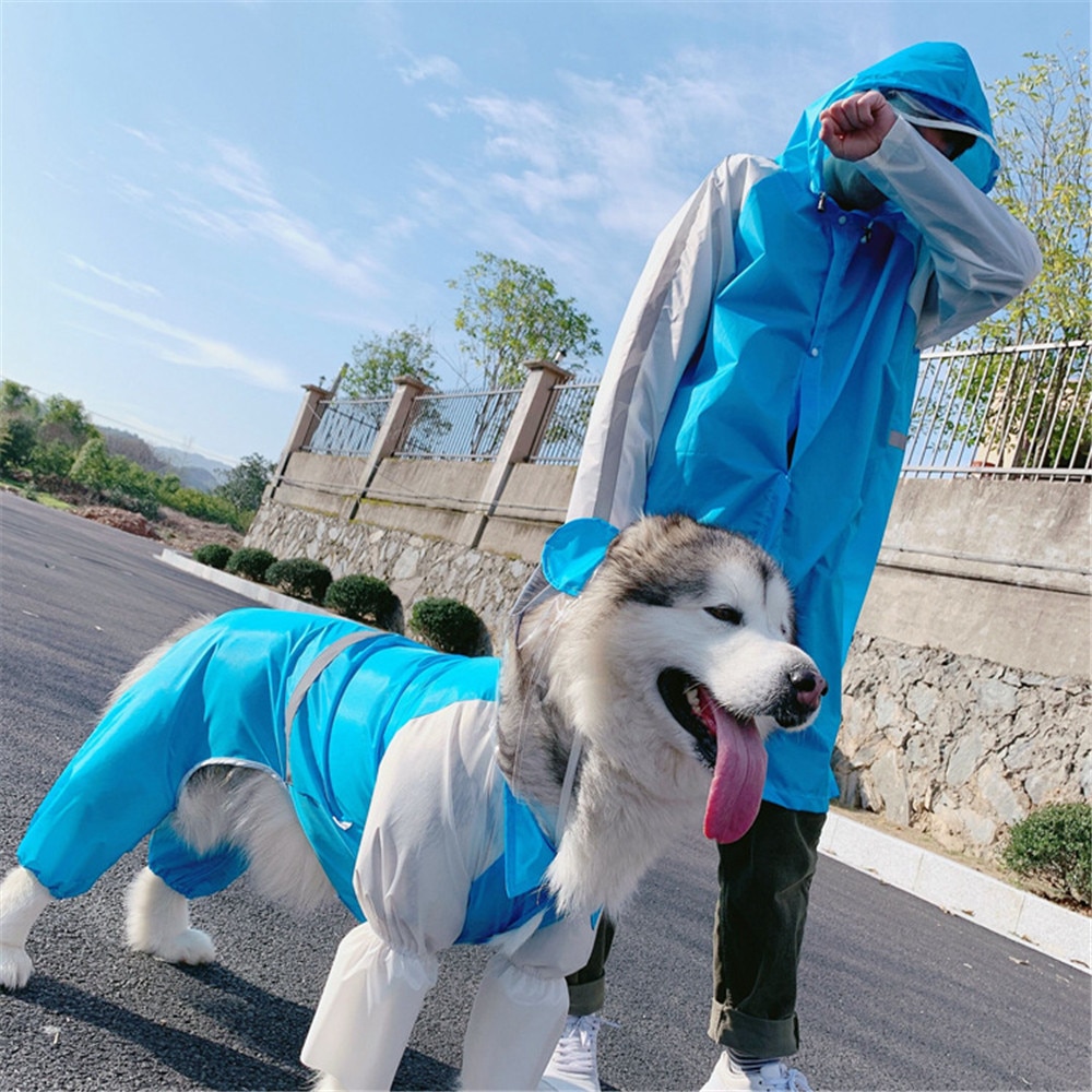 Cute Double Raincoat – Raincoat For Dog And Owner