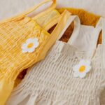 Cool Summer Dress - With Knitted Daisy