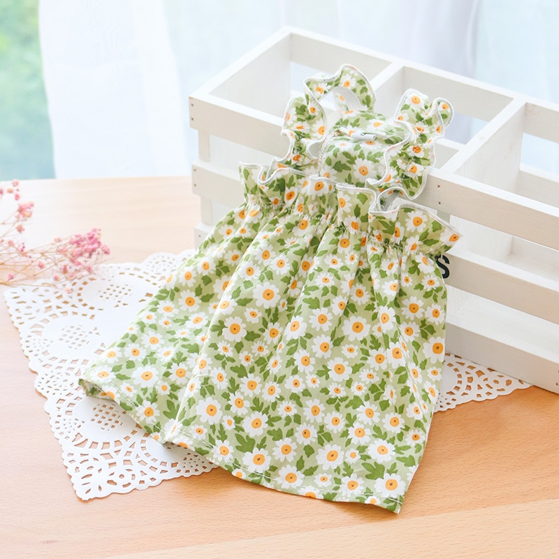 Baby Flower Dress - Bright Colors For Dogs