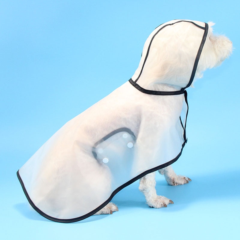 Transparent Raincoat - Cloak Style For Dog