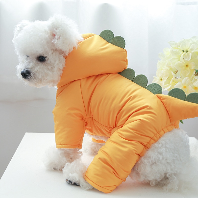Thick Winter Jumpsuit - Cute Dinosaur Style
