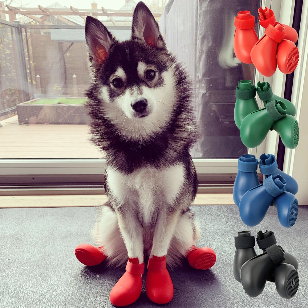 Simple Rubber Boots Without Textures For Dogs
