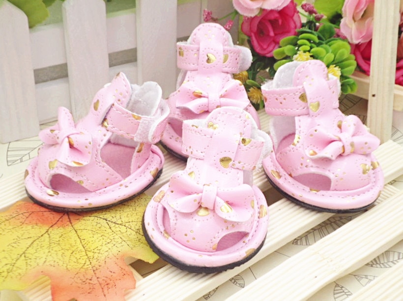 Lovely Bow Sandals For Dogs