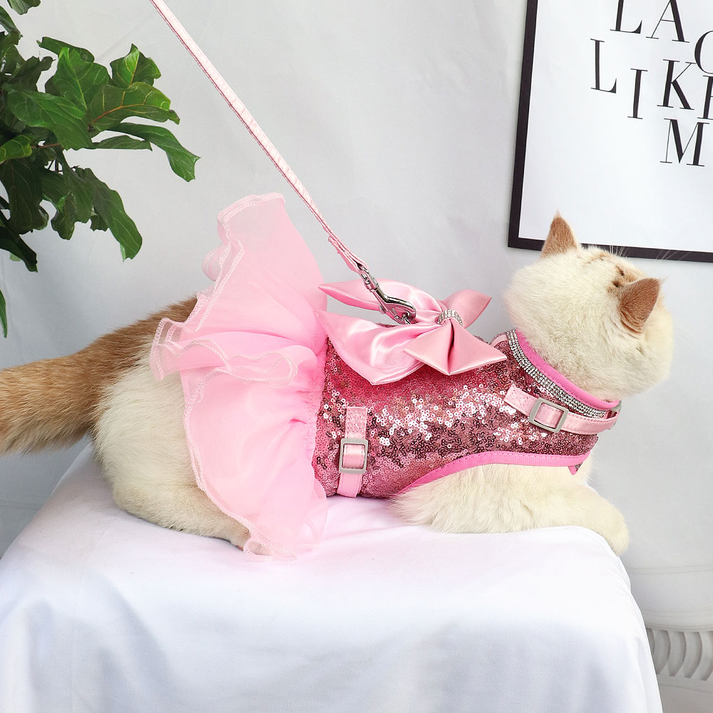 Luxurious Princess Dress - With Harness And Leash