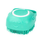 Silicone Bath Brush Helps To Clean The Dog's Body