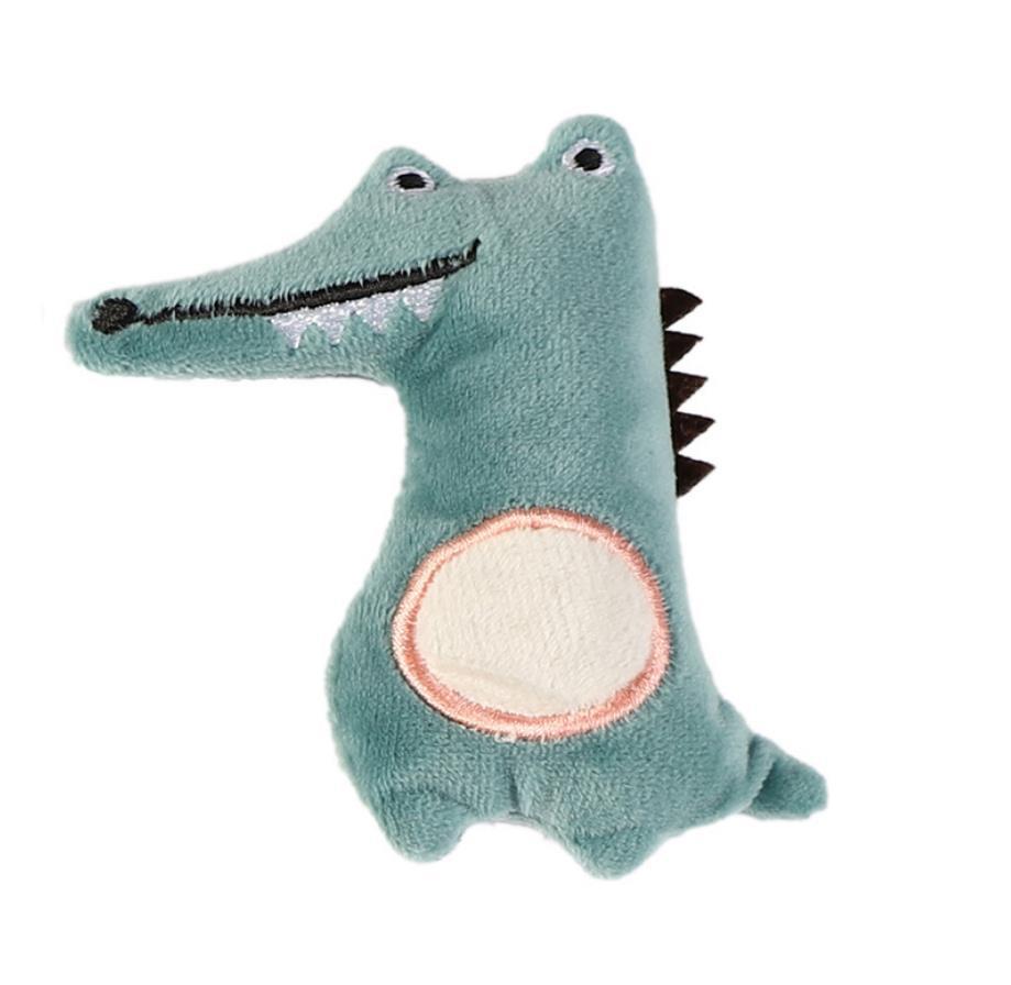 Plush Cartoon Toy - Green Dinosaur For Dog