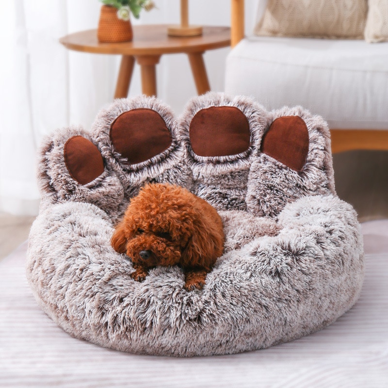 Cute And Warm Bear Hand-shaped Bed For Dog
