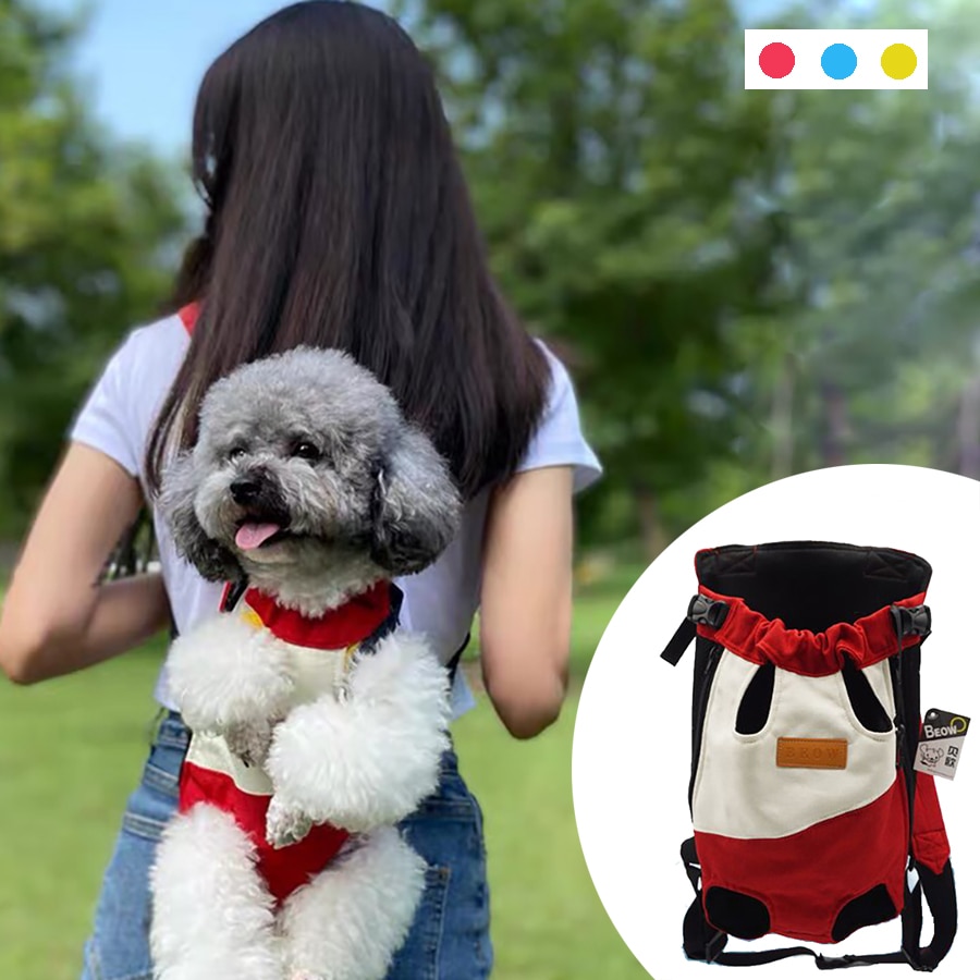 Breathable 4-legged Backpack For Dog Transport